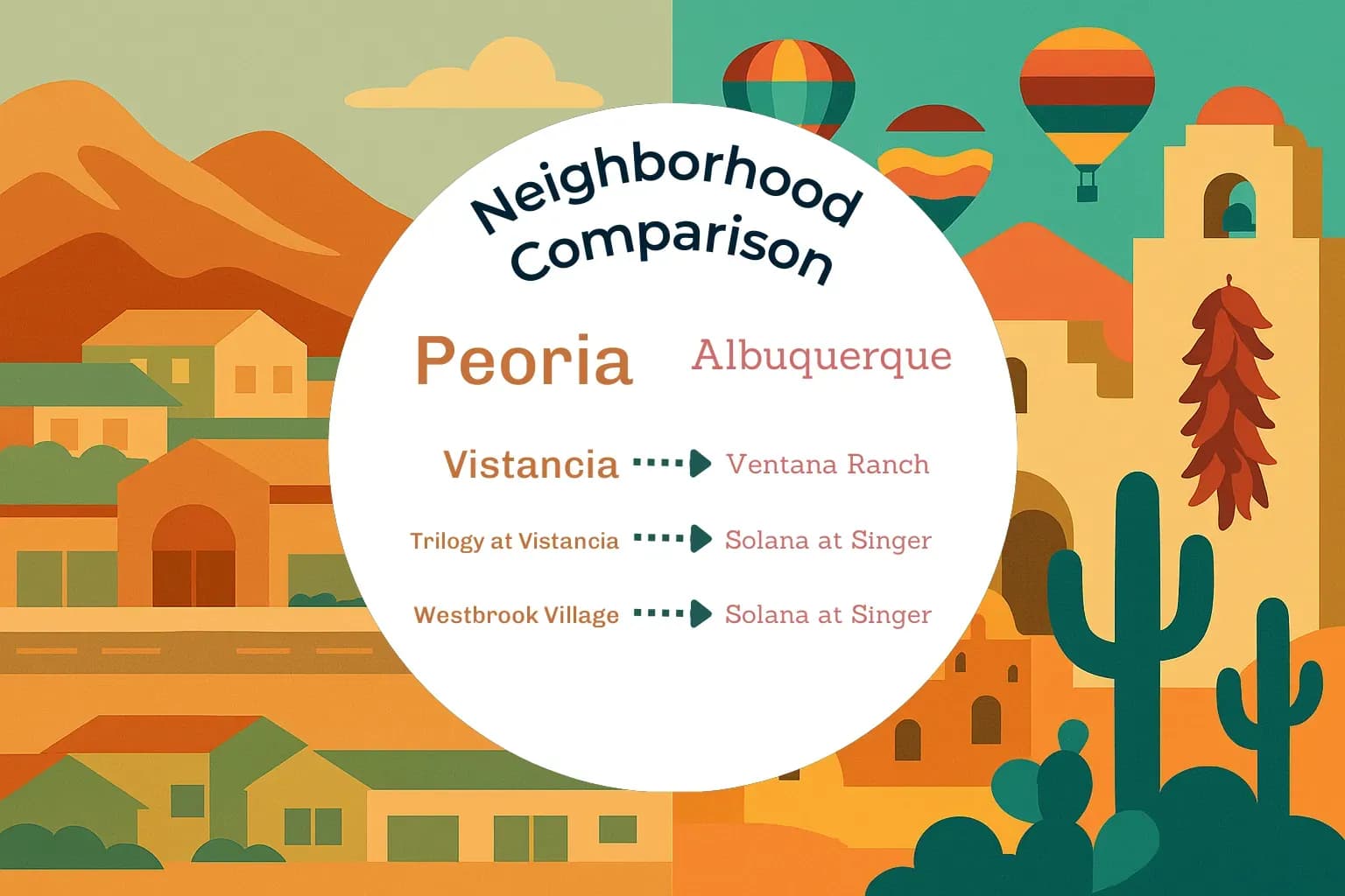 Peoria vs Albuquerque Neighborhood Comparison