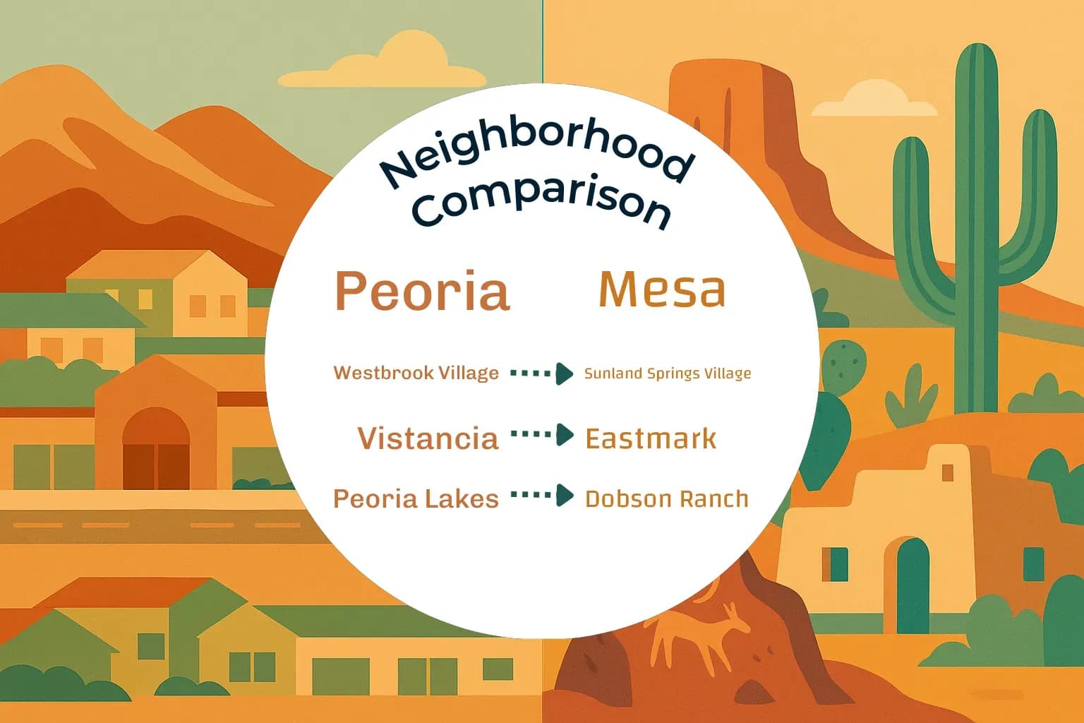 Peoria vs Mesa Neighborhood Comparison