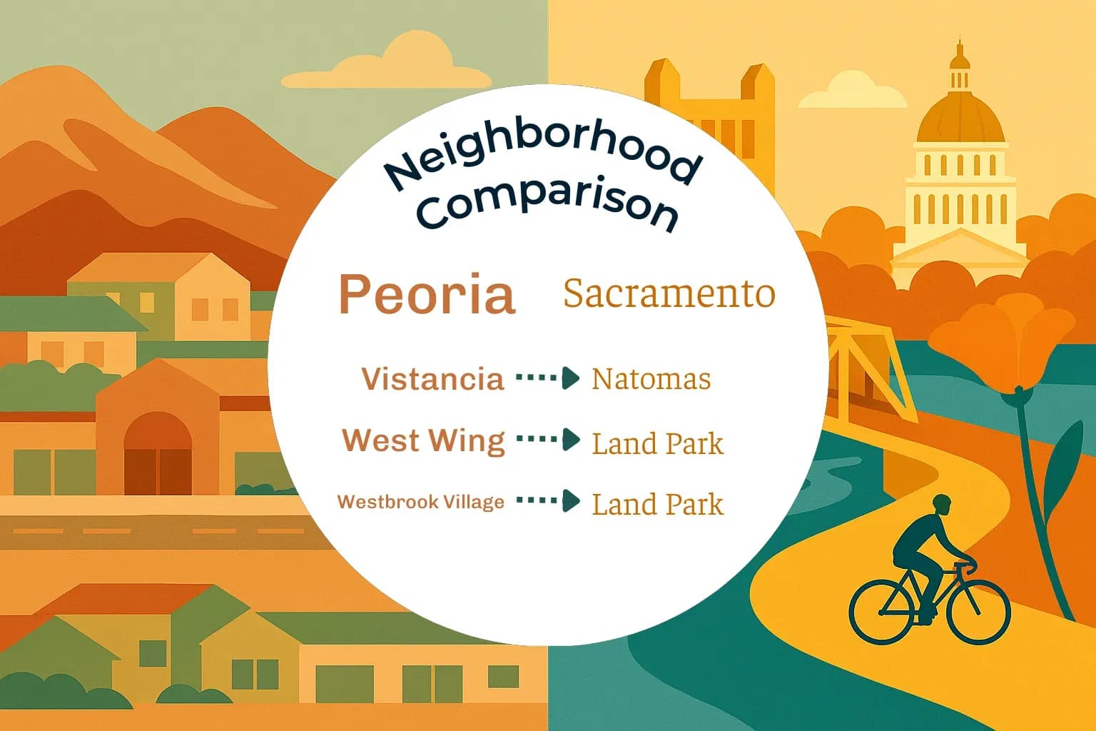 Peoria vs Sacramento Neighborhood Comparison