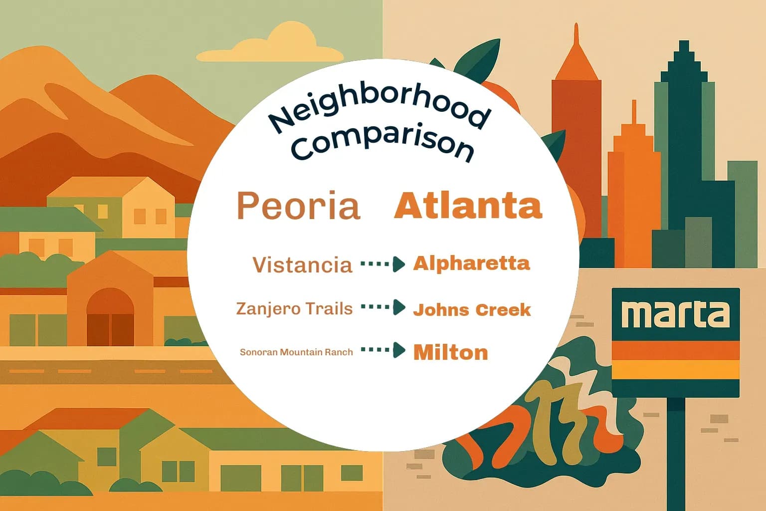 Peoria vs Atlanta Neighborhood Comparison