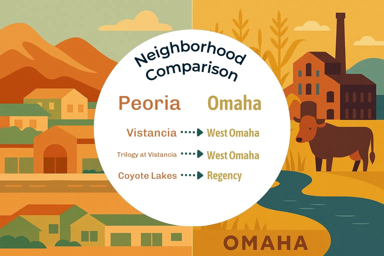 Peoria vs Omaha Neighborhood Comparison