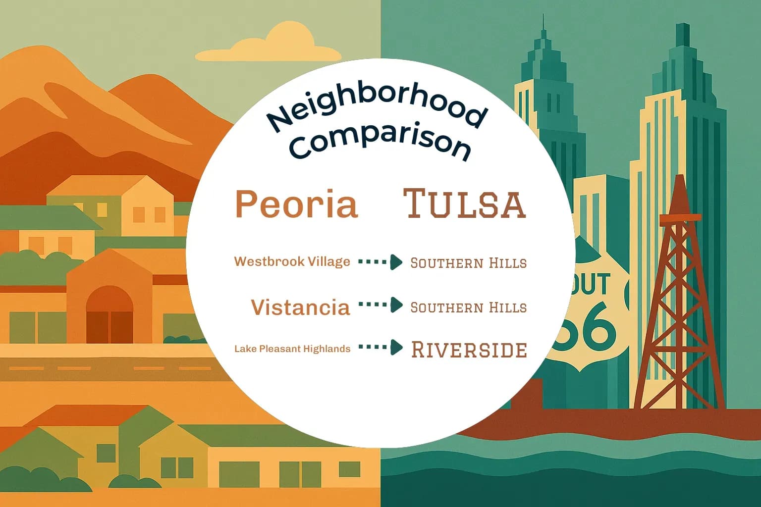 Peoria vs Tulsa Neighborhood Comparison