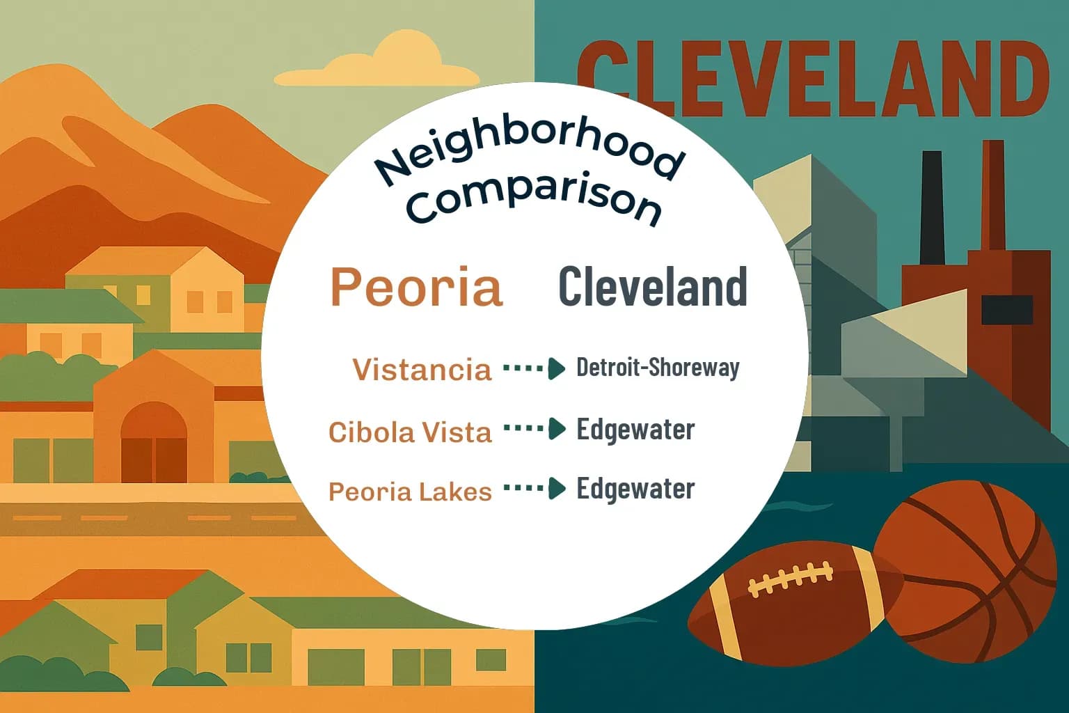 Peoria vs Cleveland Neighborhood Comparison