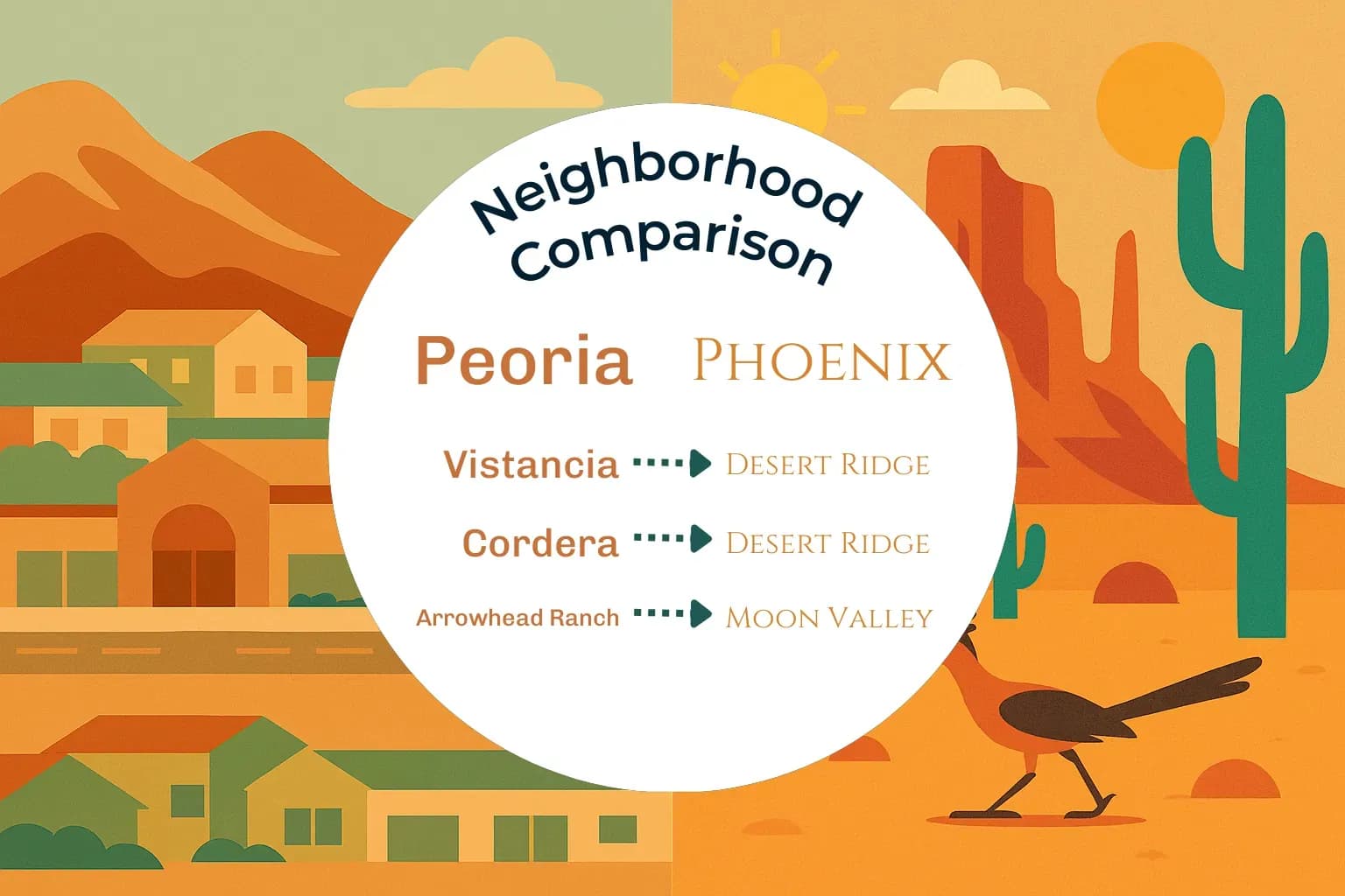 Peoria vs Phoenix Neighborhood Comparison