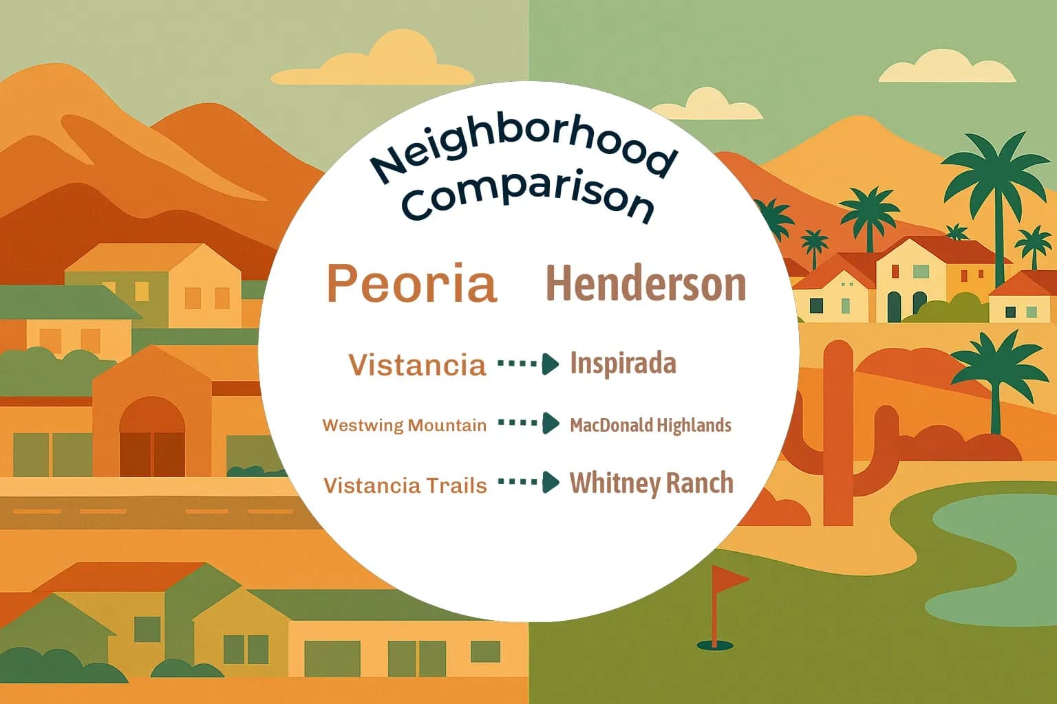 Peoria vs Henderson Neighborhood Comparison