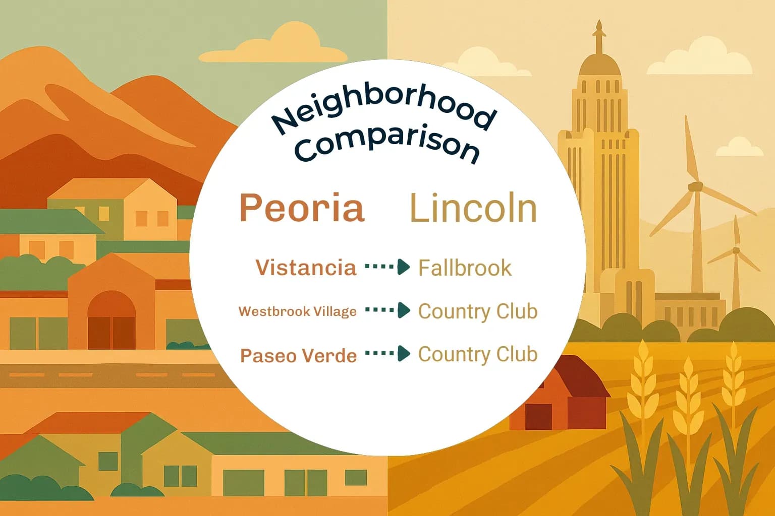 Peoria vs Lincoln Neighborhood Comparison