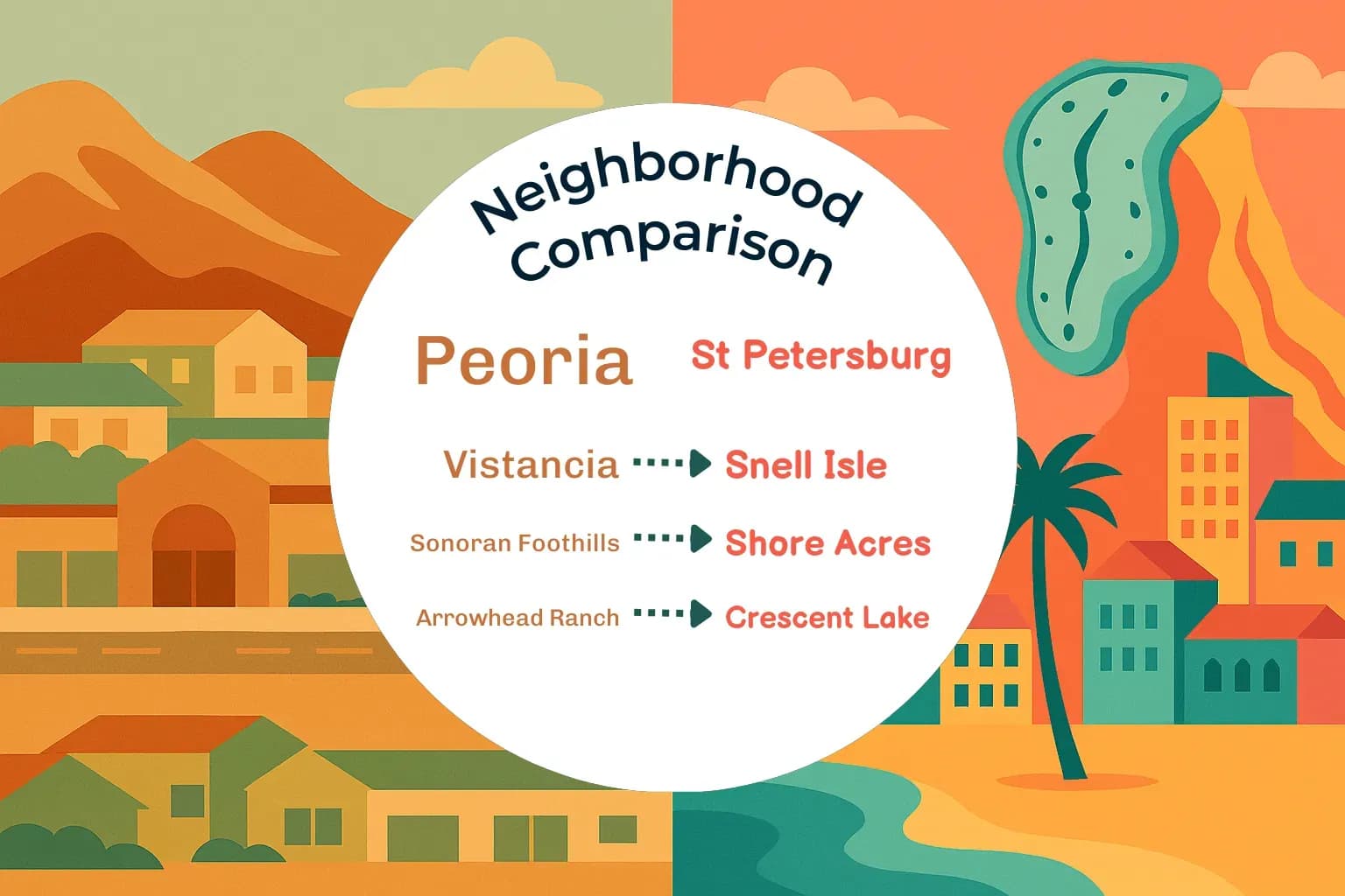 Peoria vs St. Petersburg Neighborhood Comparison