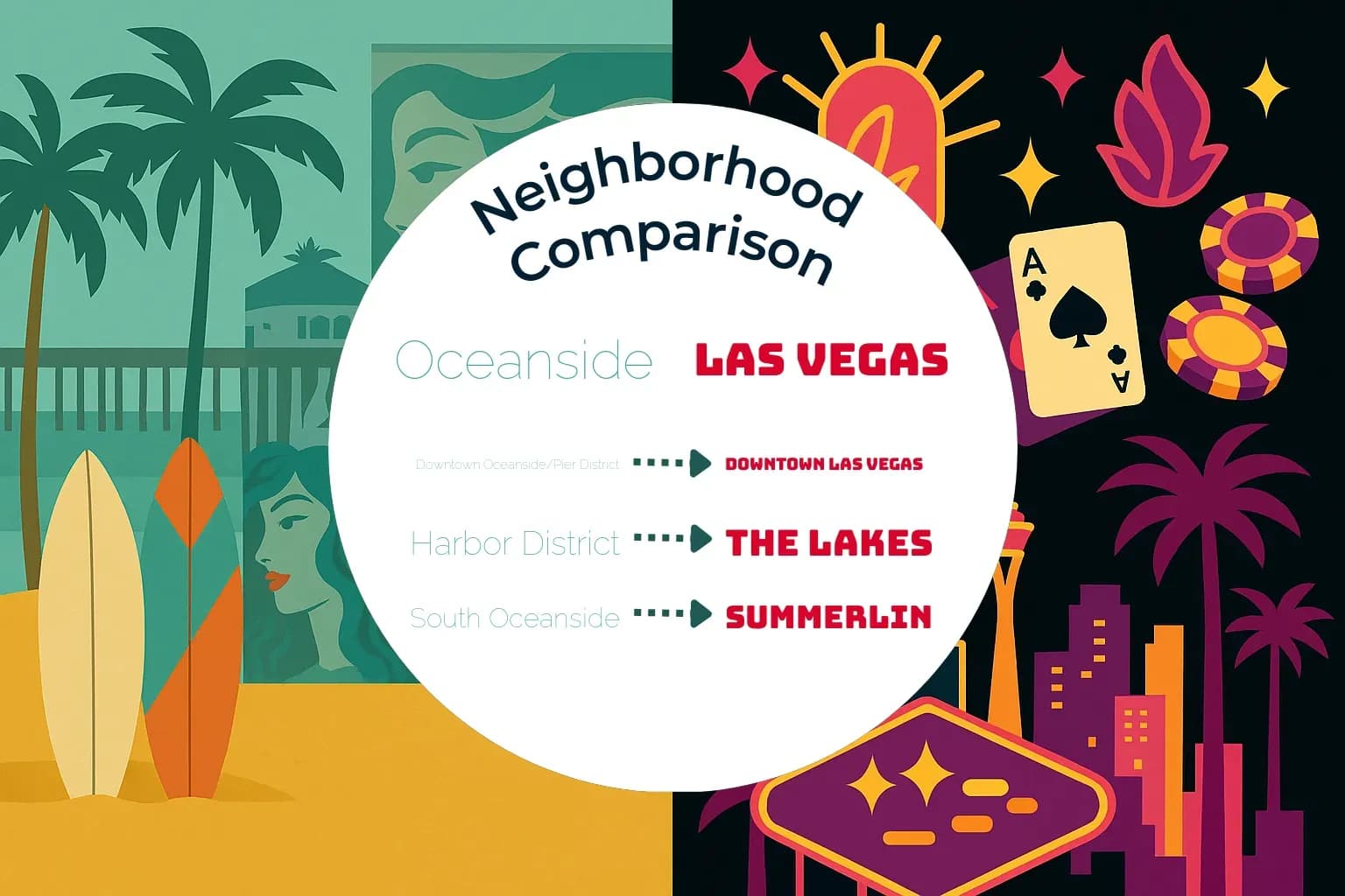 Oceanside vs Las Vegas Neighborhood Comparison