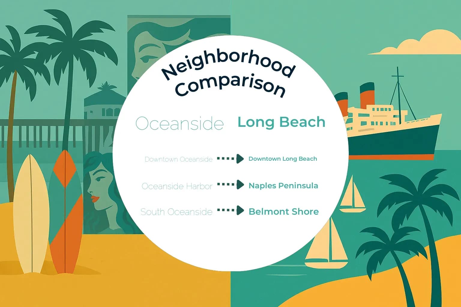 Oceanside vs Long Beach Neighborhood Comparison
