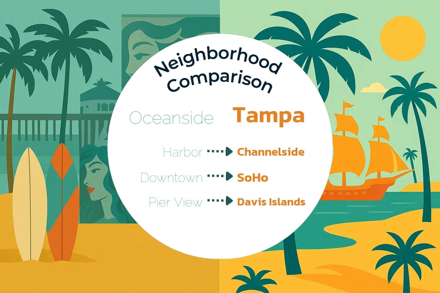 Oceanside vs Tampa Neighborhood Comparison