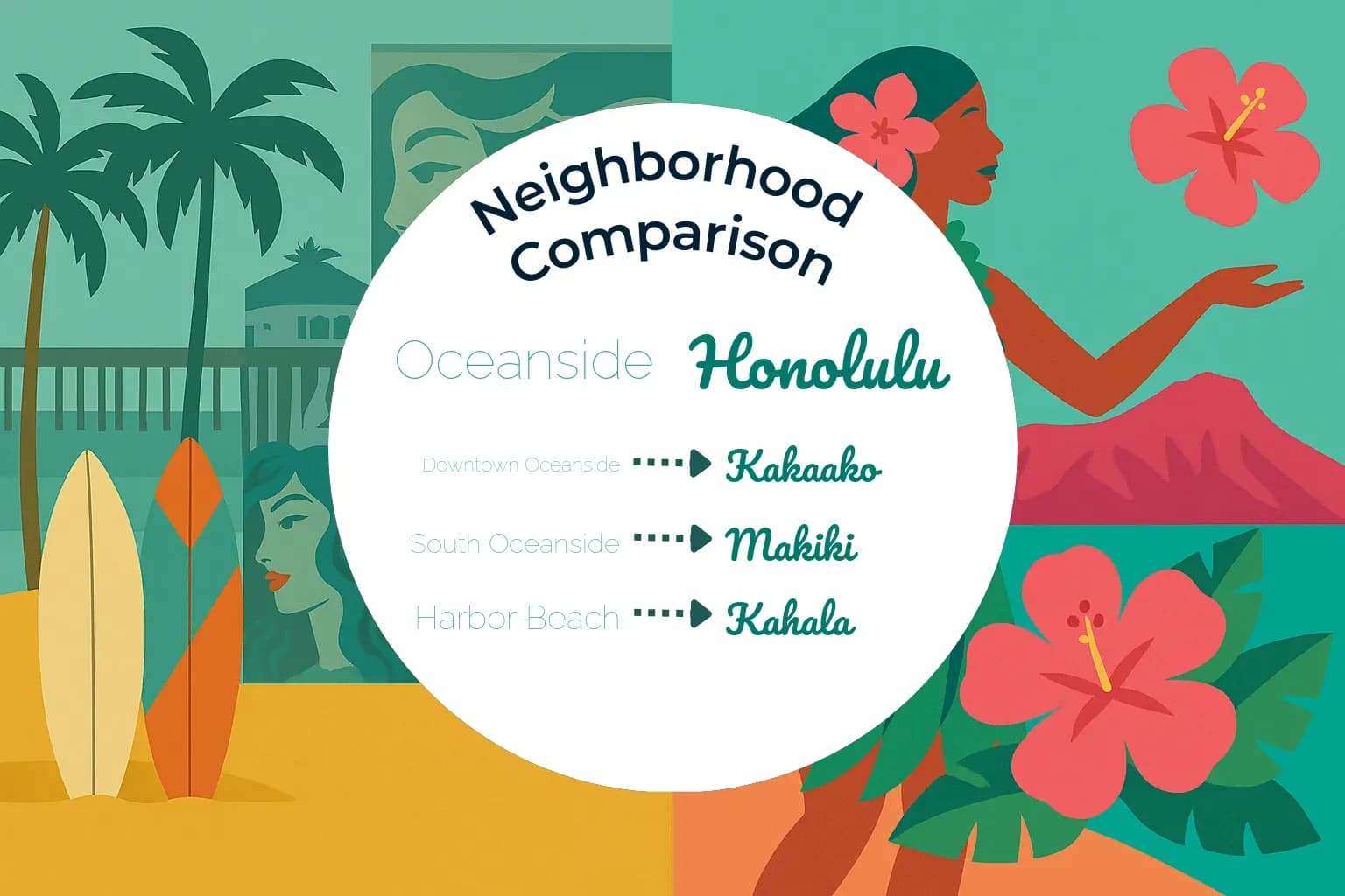 Oceanside vs Honolulu Neighborhood Comparison
