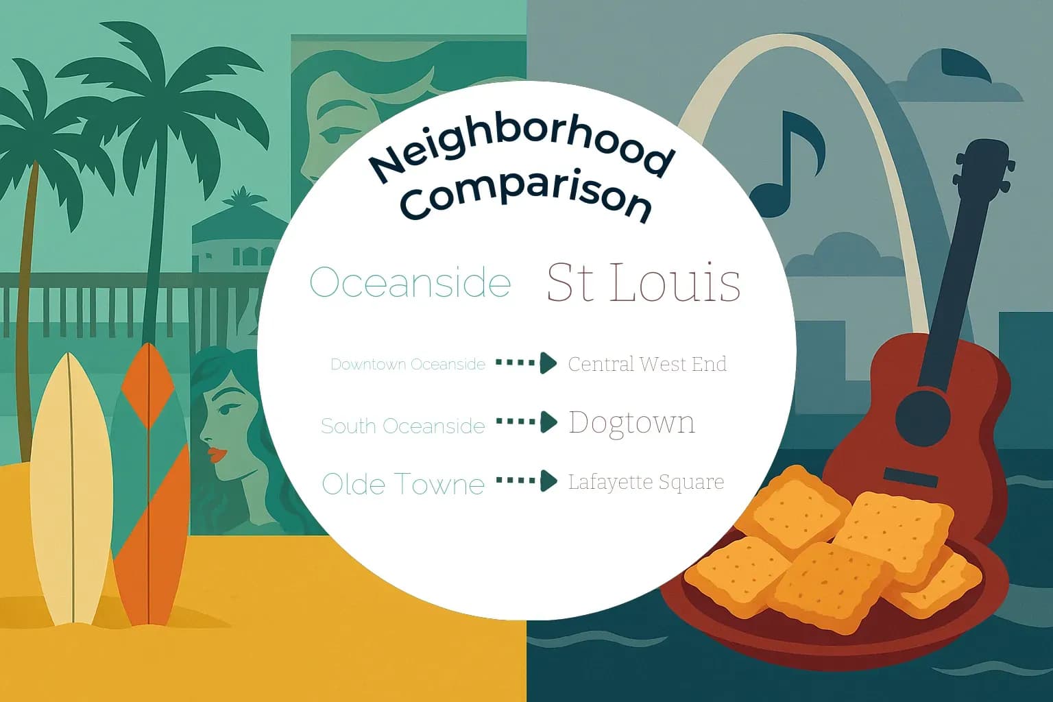 Oceanside vs St. Louis Neighborhood Comparison