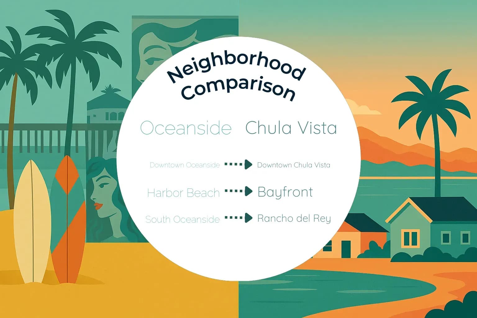Oceanside vs Chula Vista Neighborhood Comparison