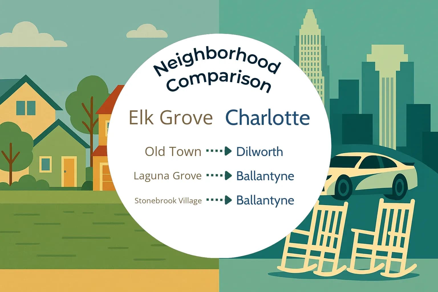 Elk Grove vs Charlotte Neighborhood Comparison