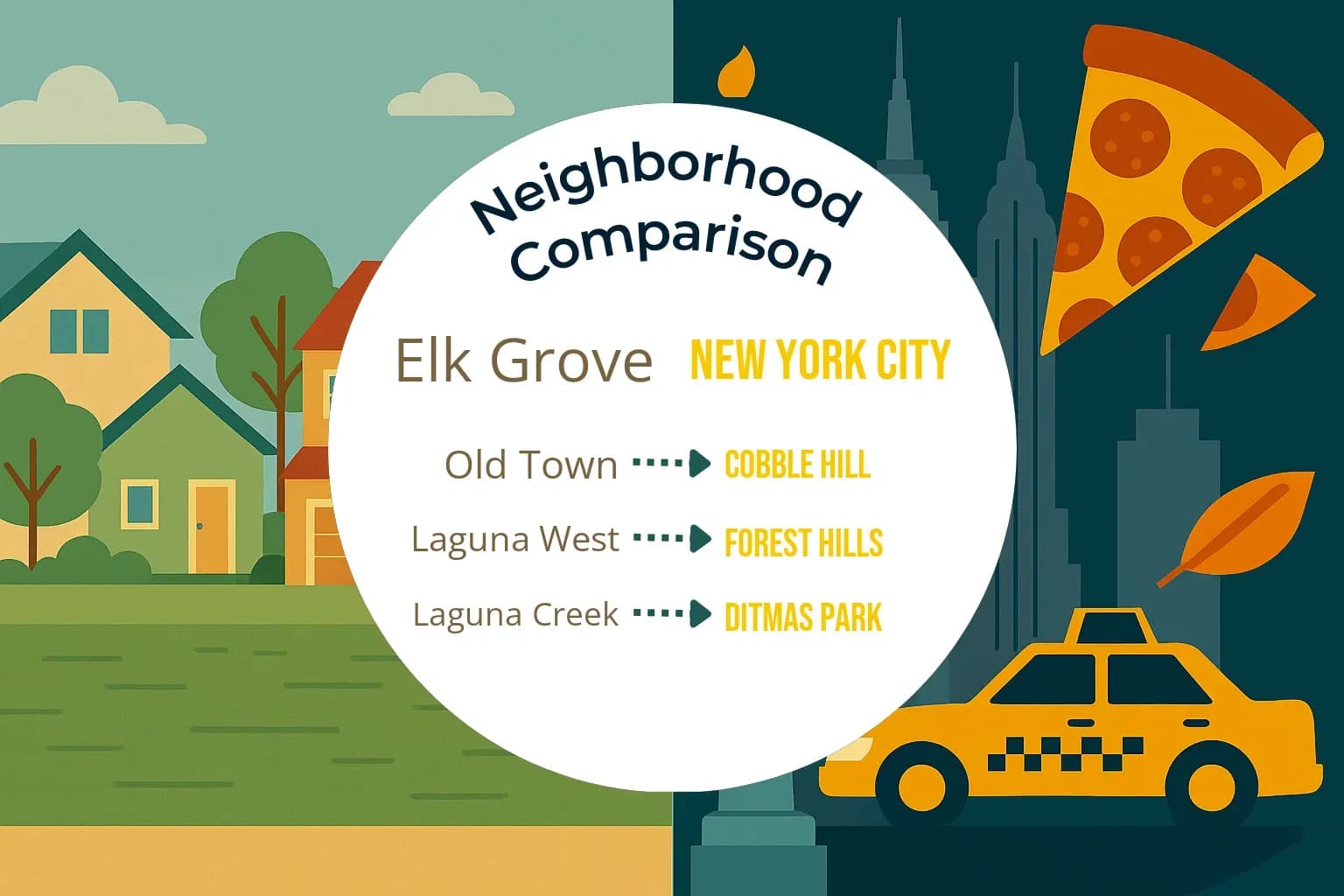 Elk Grove vs New York City Neighborhood Comparison