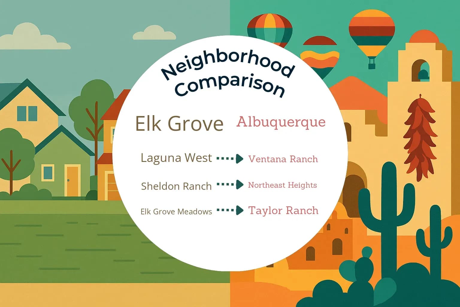 Elk Grove vs Albuquerque Neighborhood Comparison