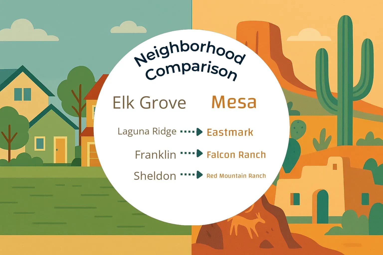 Elk Grove vs Mesa Neighborhood Comparison