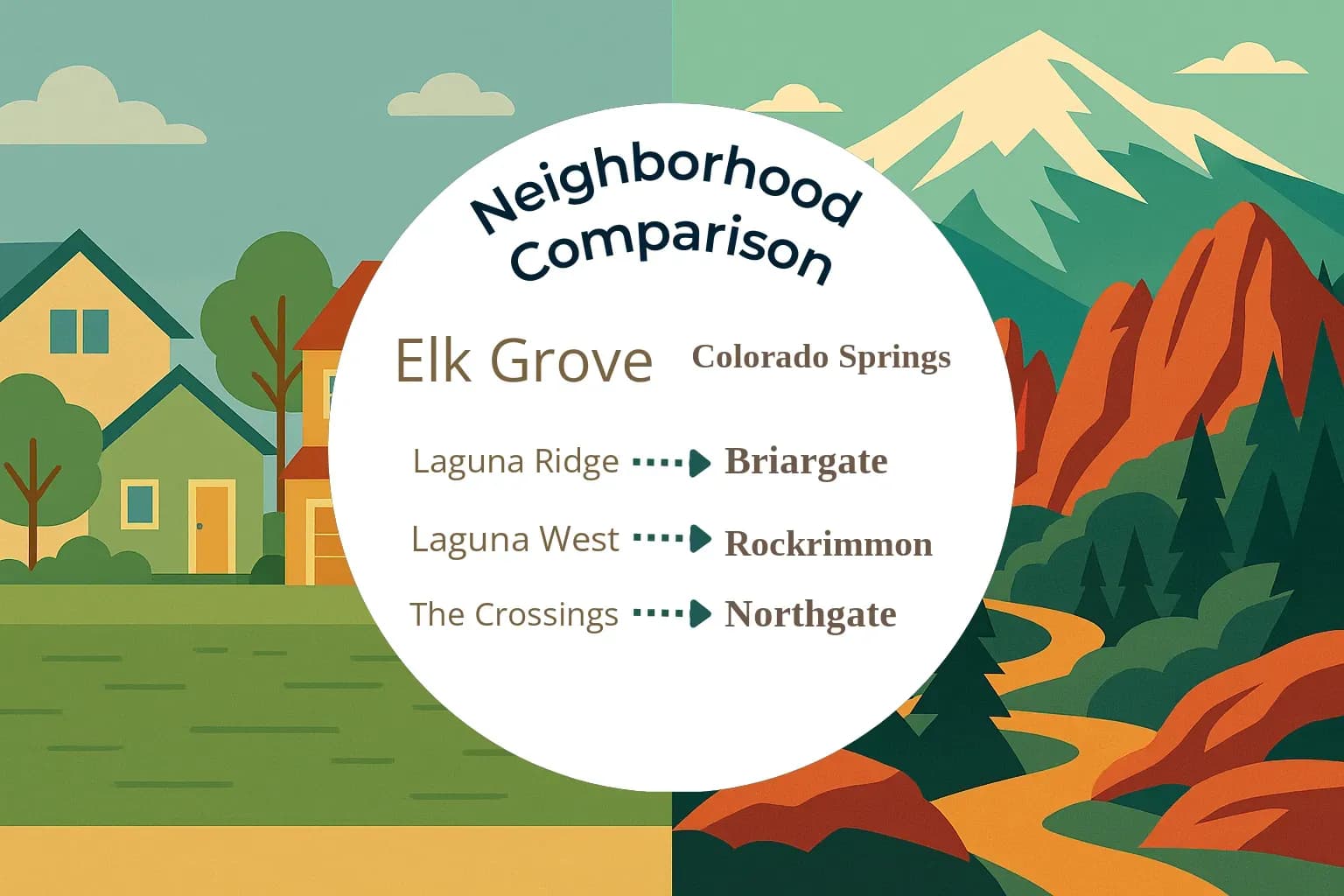 Elk Grove vs Colorado Springs Neighborhood Comparison