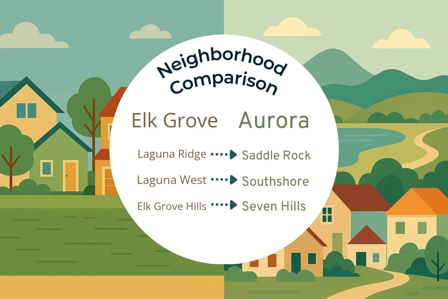 Elk Grove vs Aurora Neighborhood Comparison