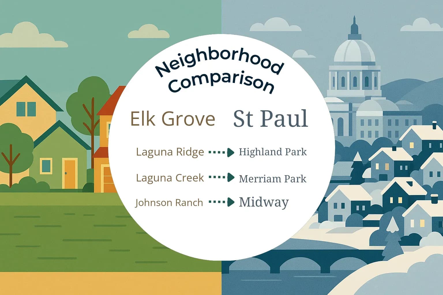 Elk Grove vs St. Paul Neighborhood Comparison