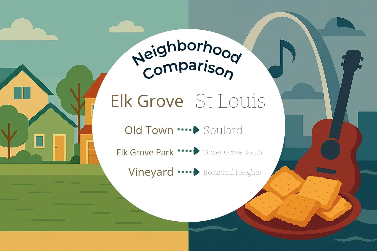 Elk Grove vs St. Louis Neighborhood Comparison
