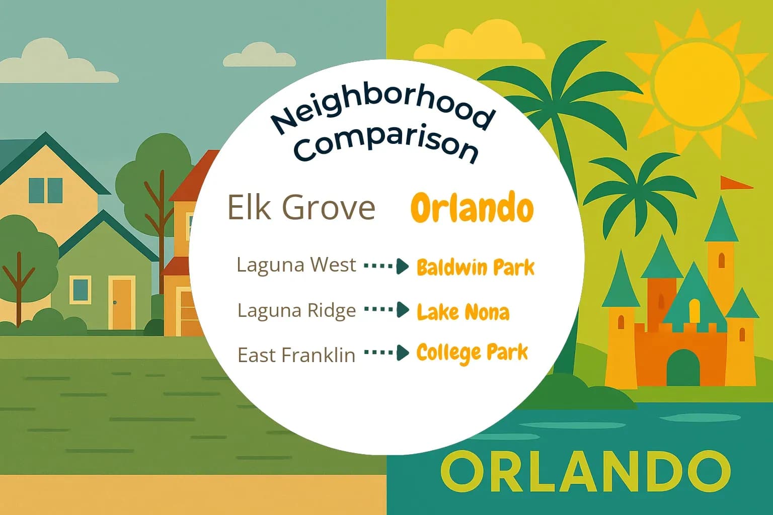 Elk Grove vs Orlando Neighborhood Comparison