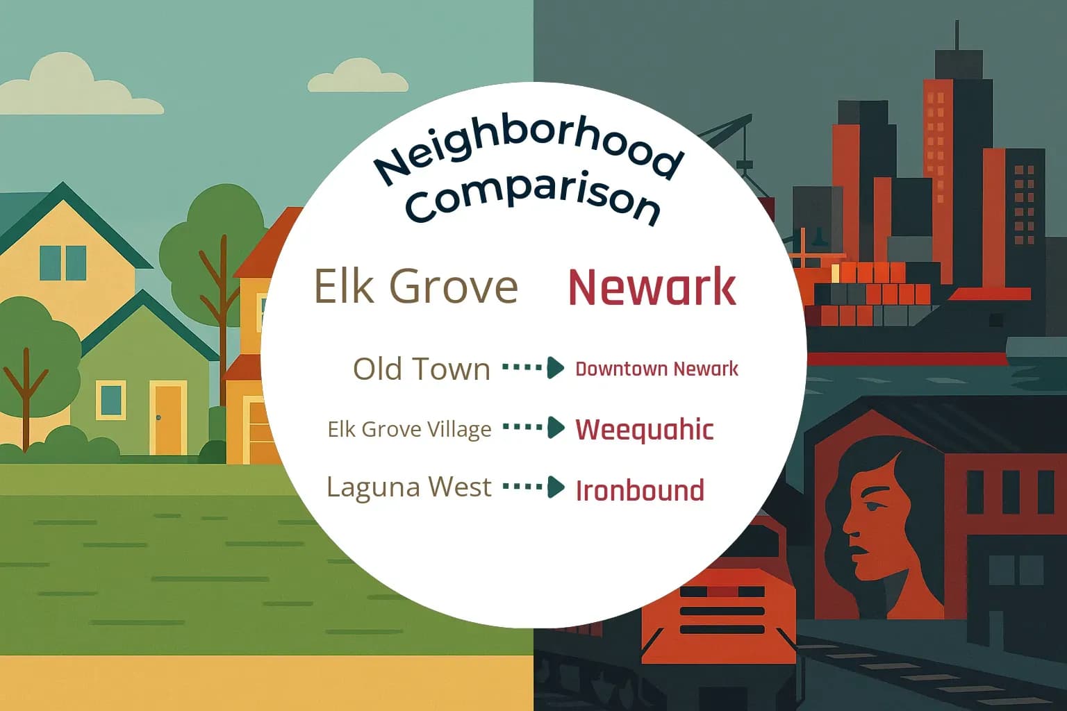 Elk Grove vs Newark Neighborhood Comparison