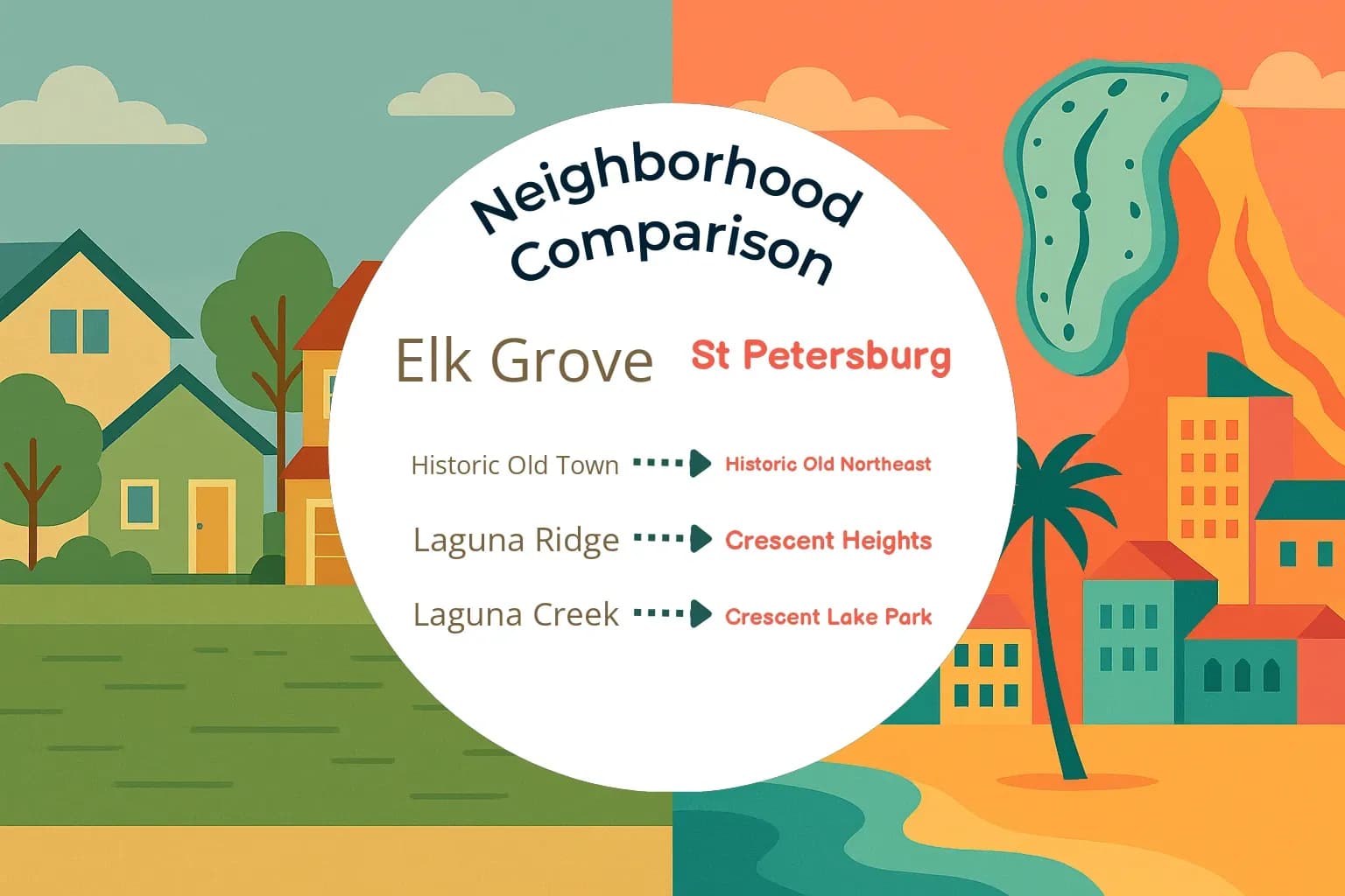 Elk Grove vs St. Petersburg Neighborhood Comparison