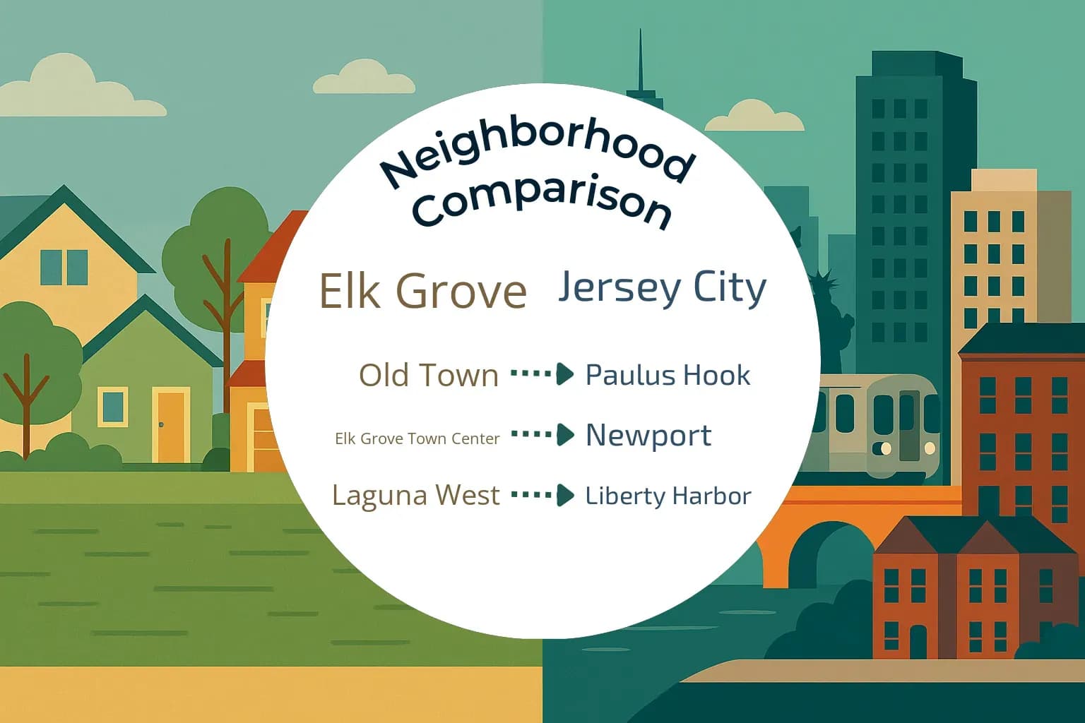 Elk Grove vs Jersey City Neighborhood Comparison
