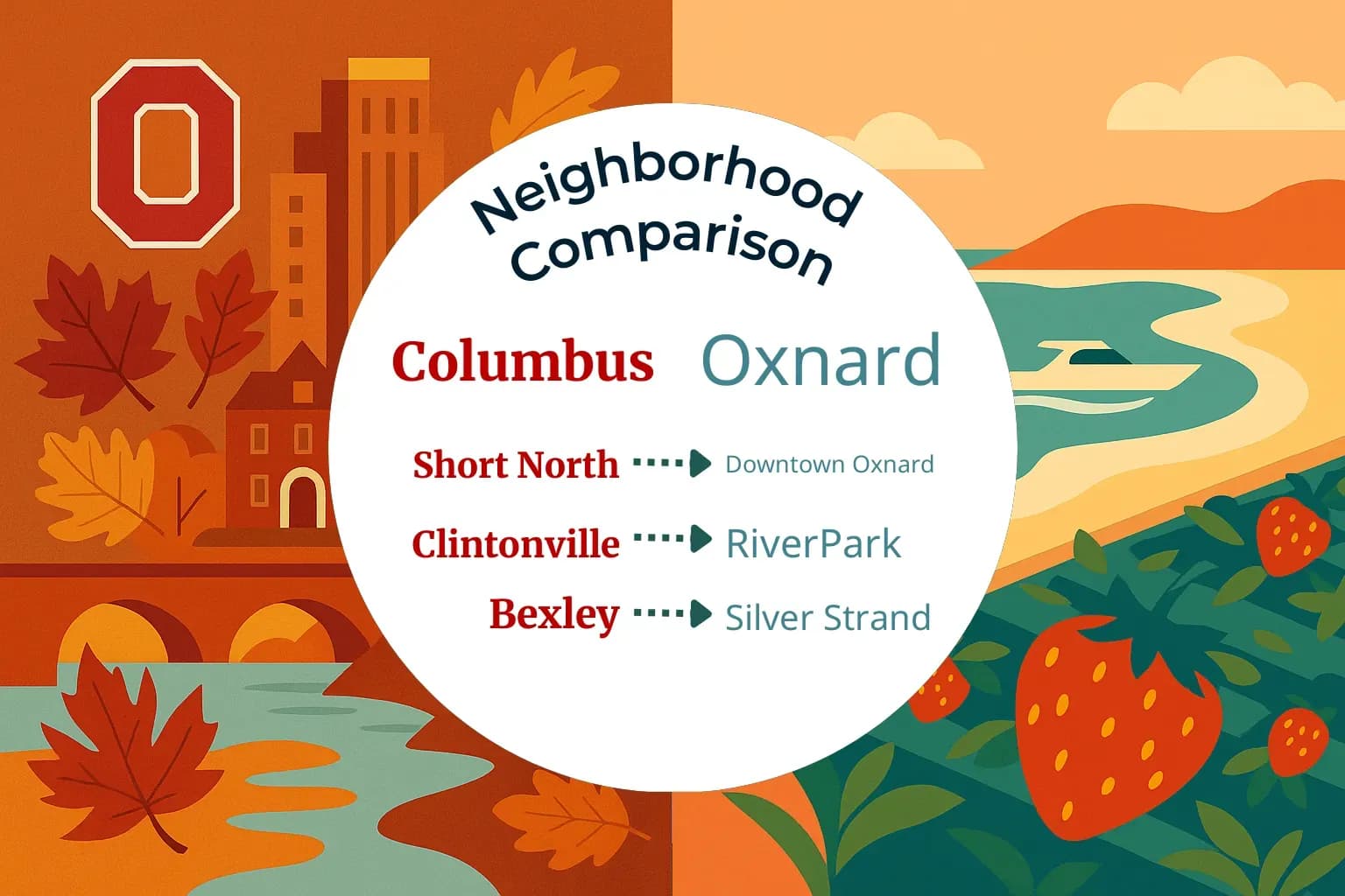 Columbus vs Oxnard Neighborhood Comparison