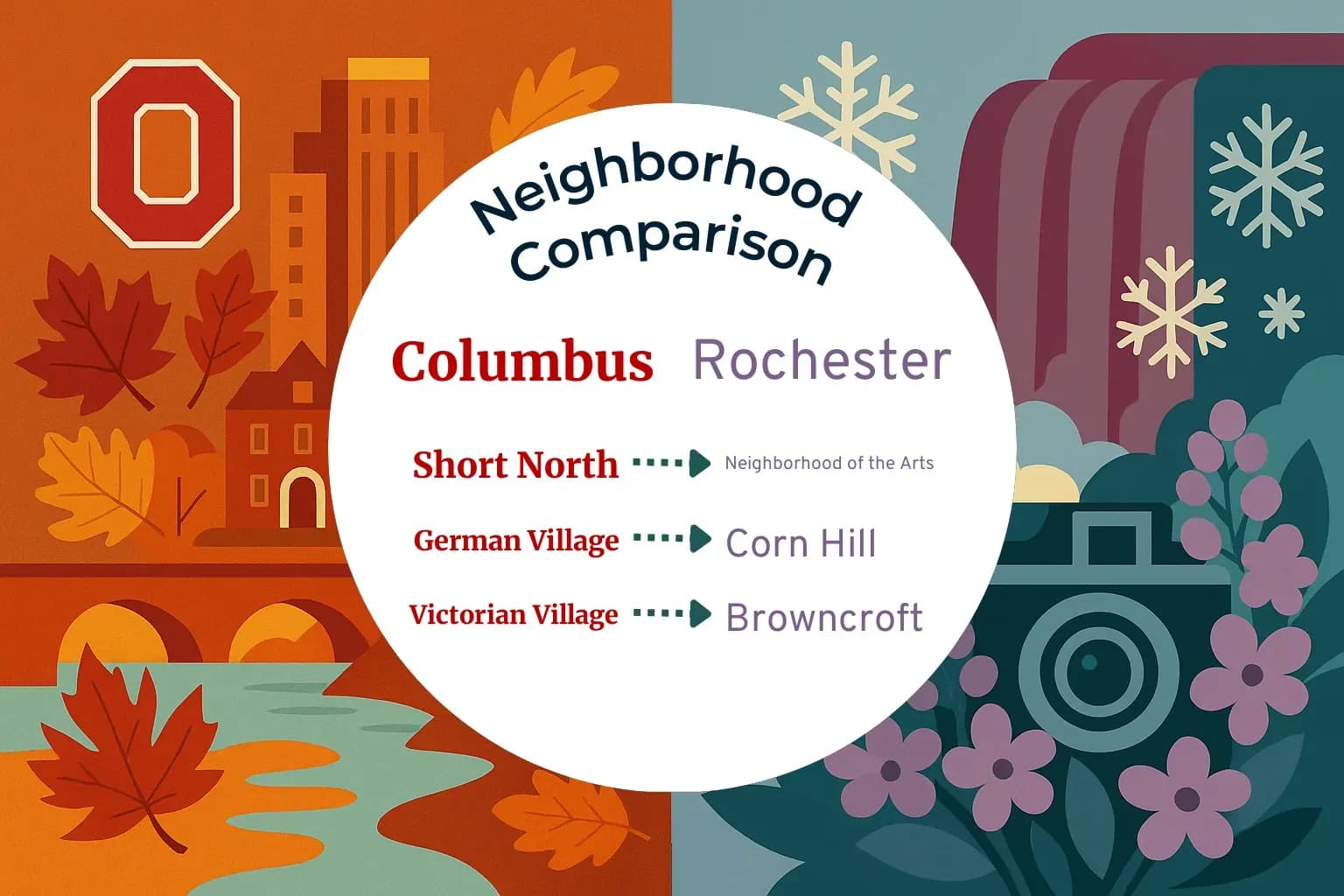 Columbus vs Rochester Neighborhood Comparison