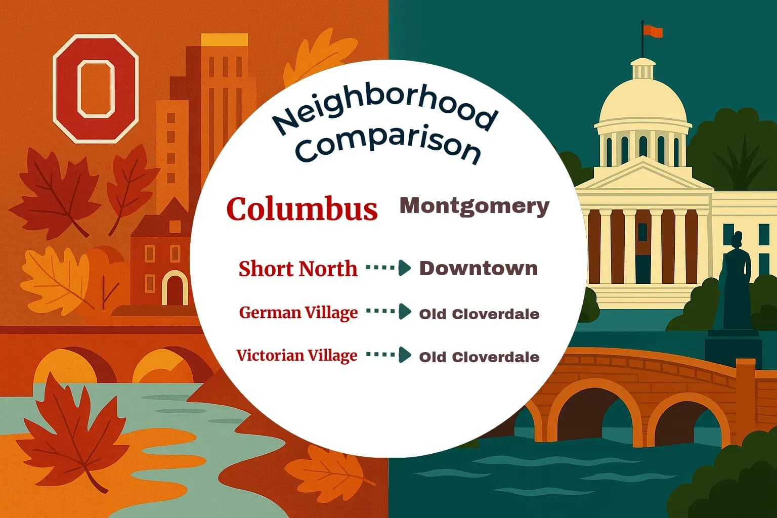 Columbus vs Montgomery Neighborhood Comparison