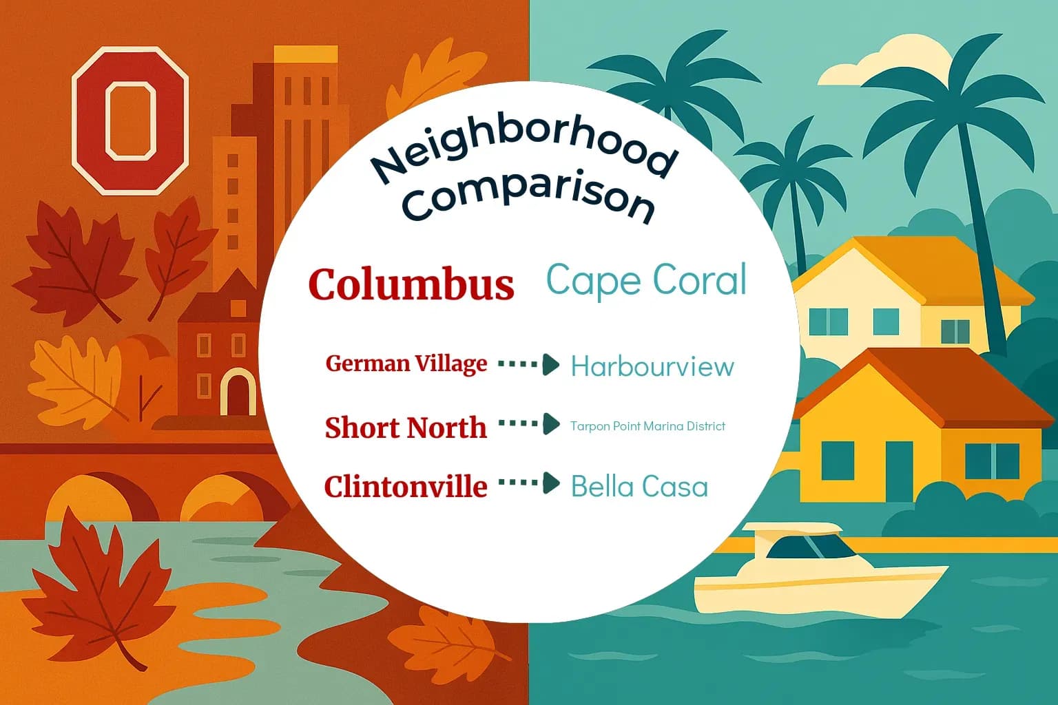 Columbus vs Cape Coral Neighborhood Comparison