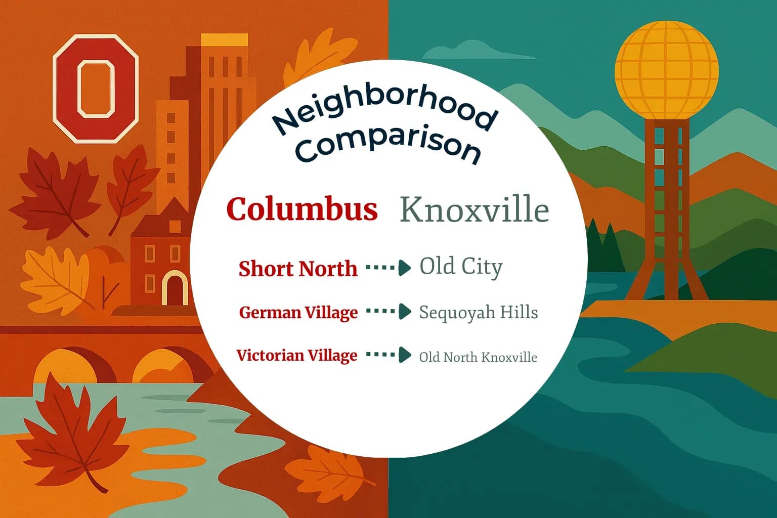 Columbus vs Knoxville Neighborhood Comparison