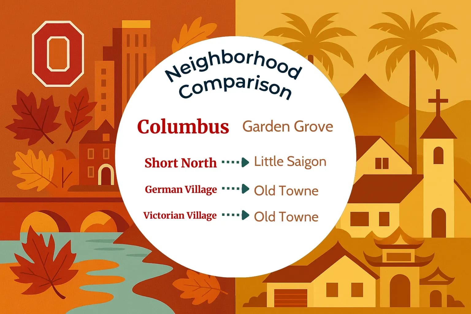 Columbus vs Garden Grove Neighborhood Comparison
