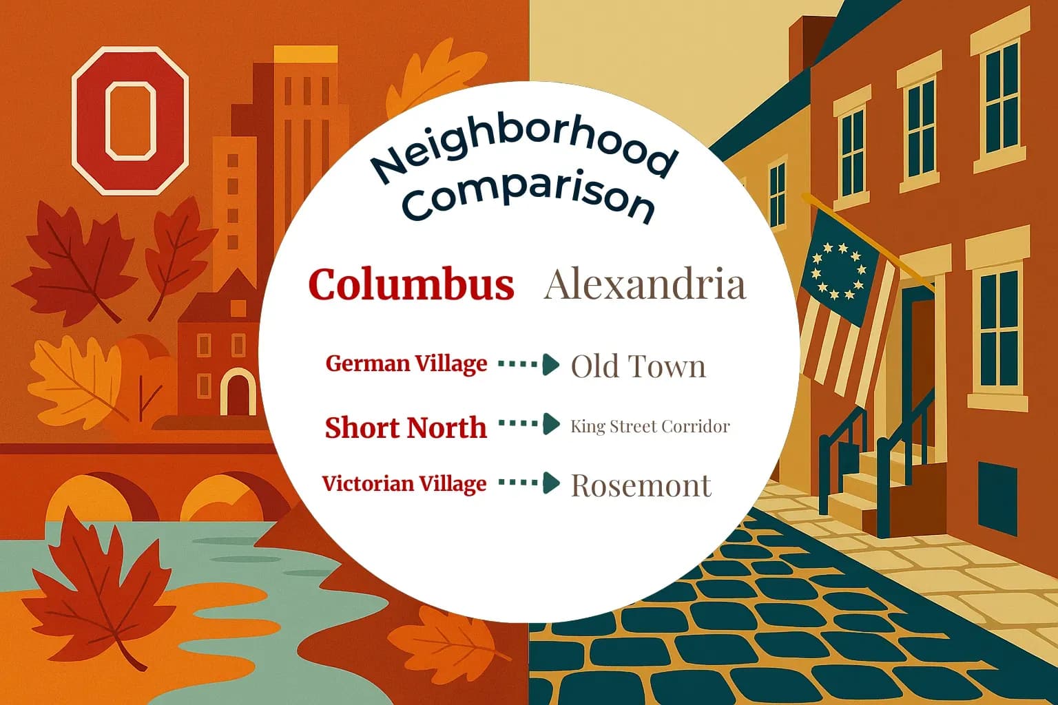 Columbus vs Alexandria Neighborhood Comparison