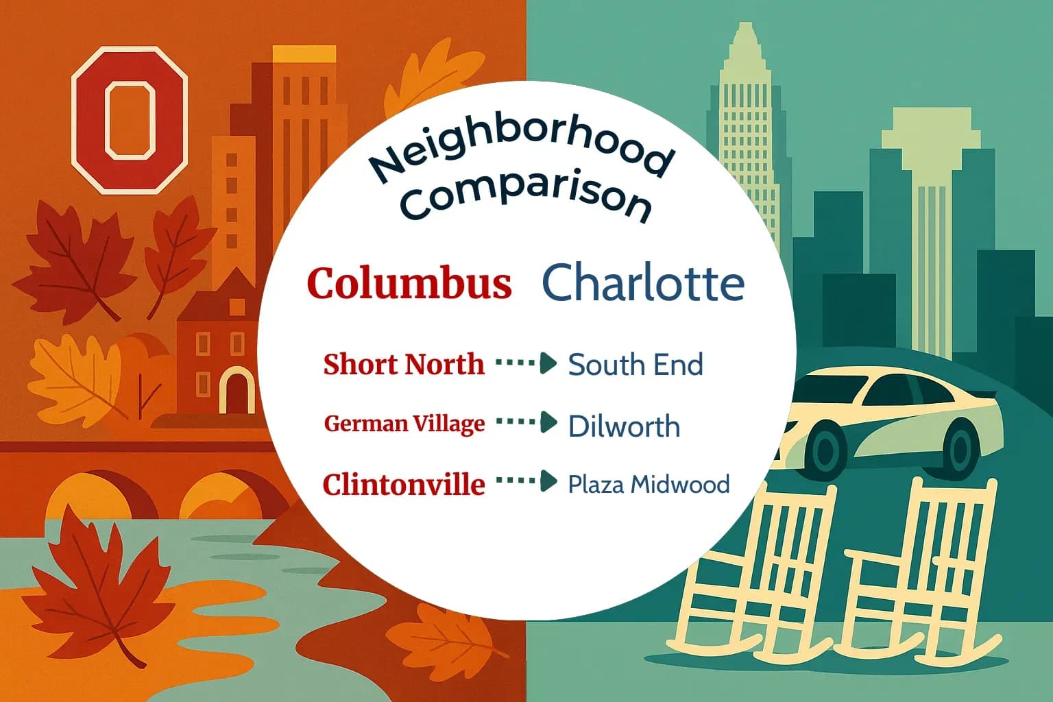 Columbus vs Charlotte Neighborhood Comparison