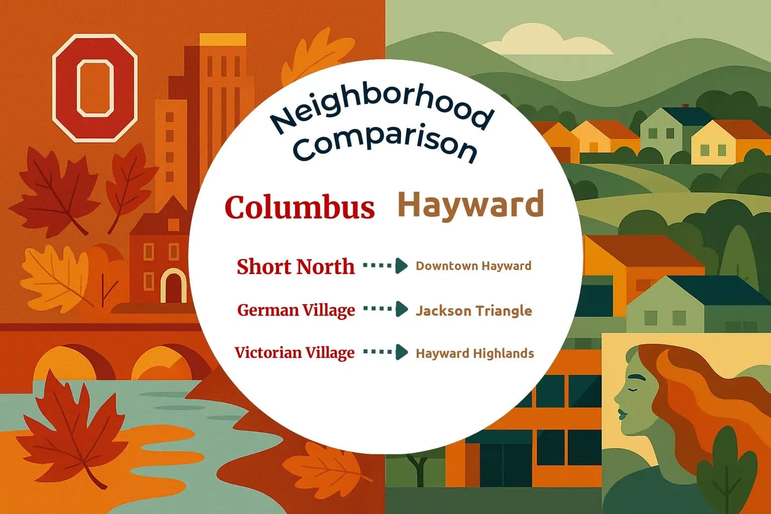 Columbus vs Hayward Neighborhood Comparison