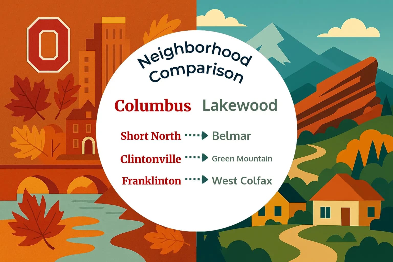 Columbus vs Lakewood Neighborhood Comparison
