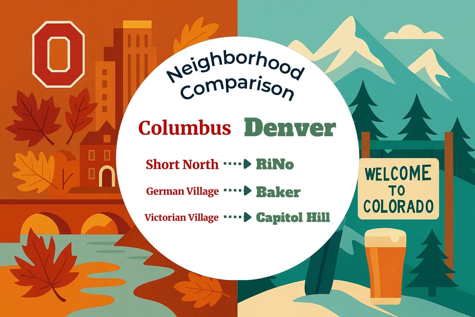 Columbus vs Denver Neighborhood Comparison