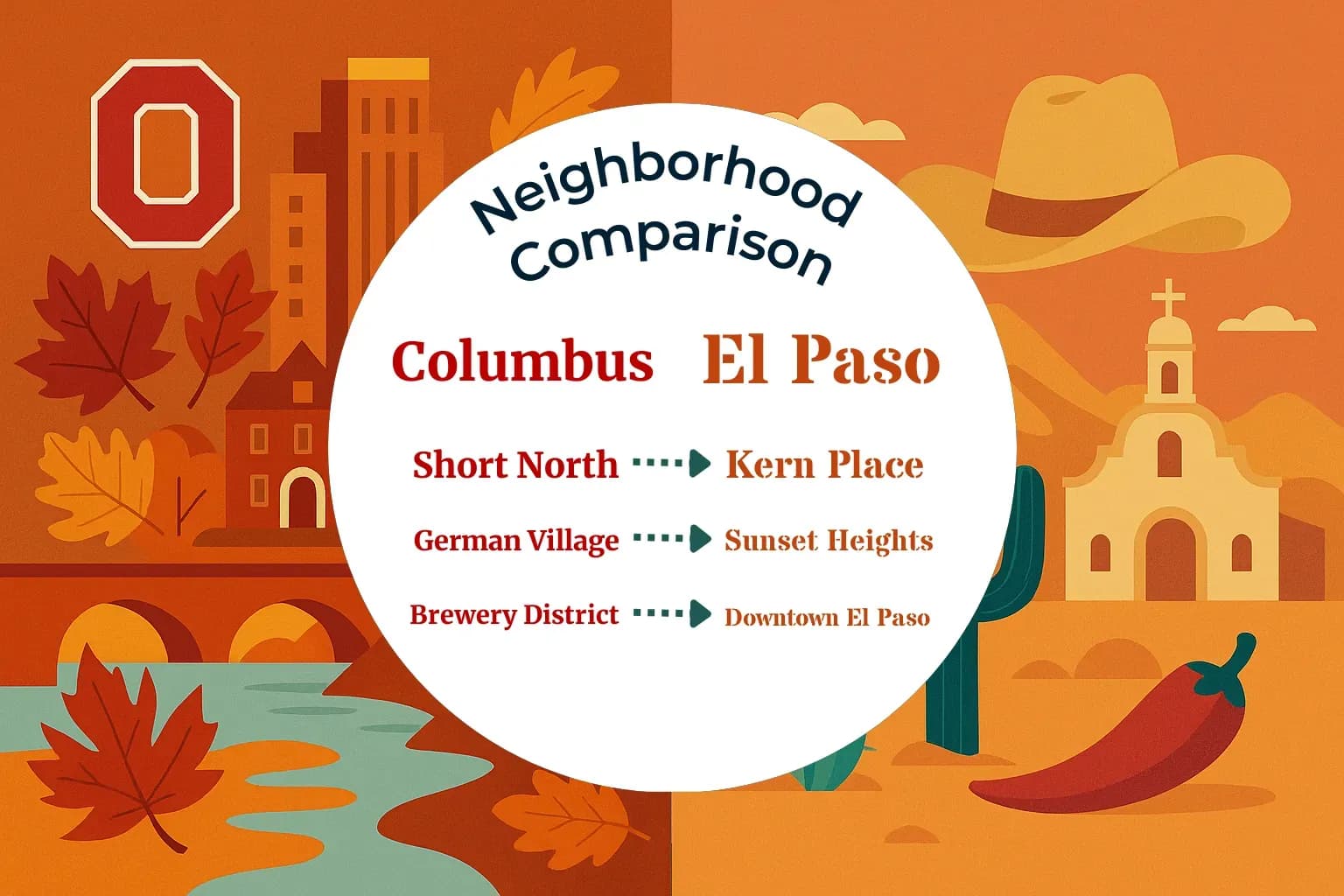Columbus vs El Paso Neighborhood Comparison