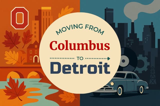 Moving from Columbus to Detroit