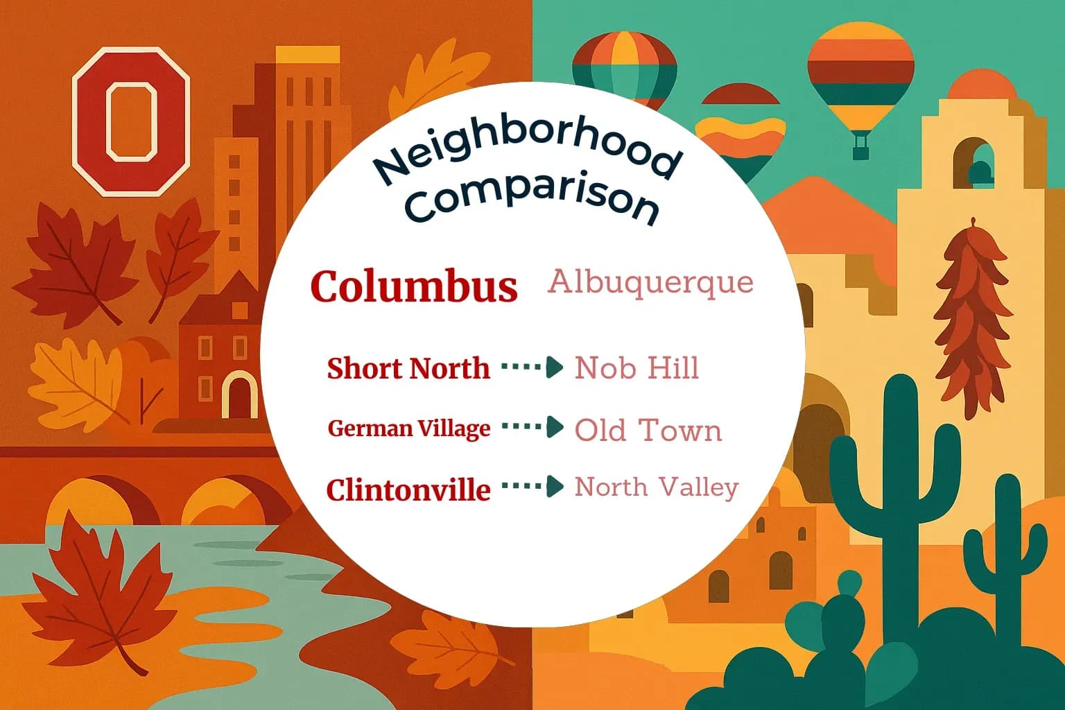 Columbus vs Albuquerque Neighborhood Comparison