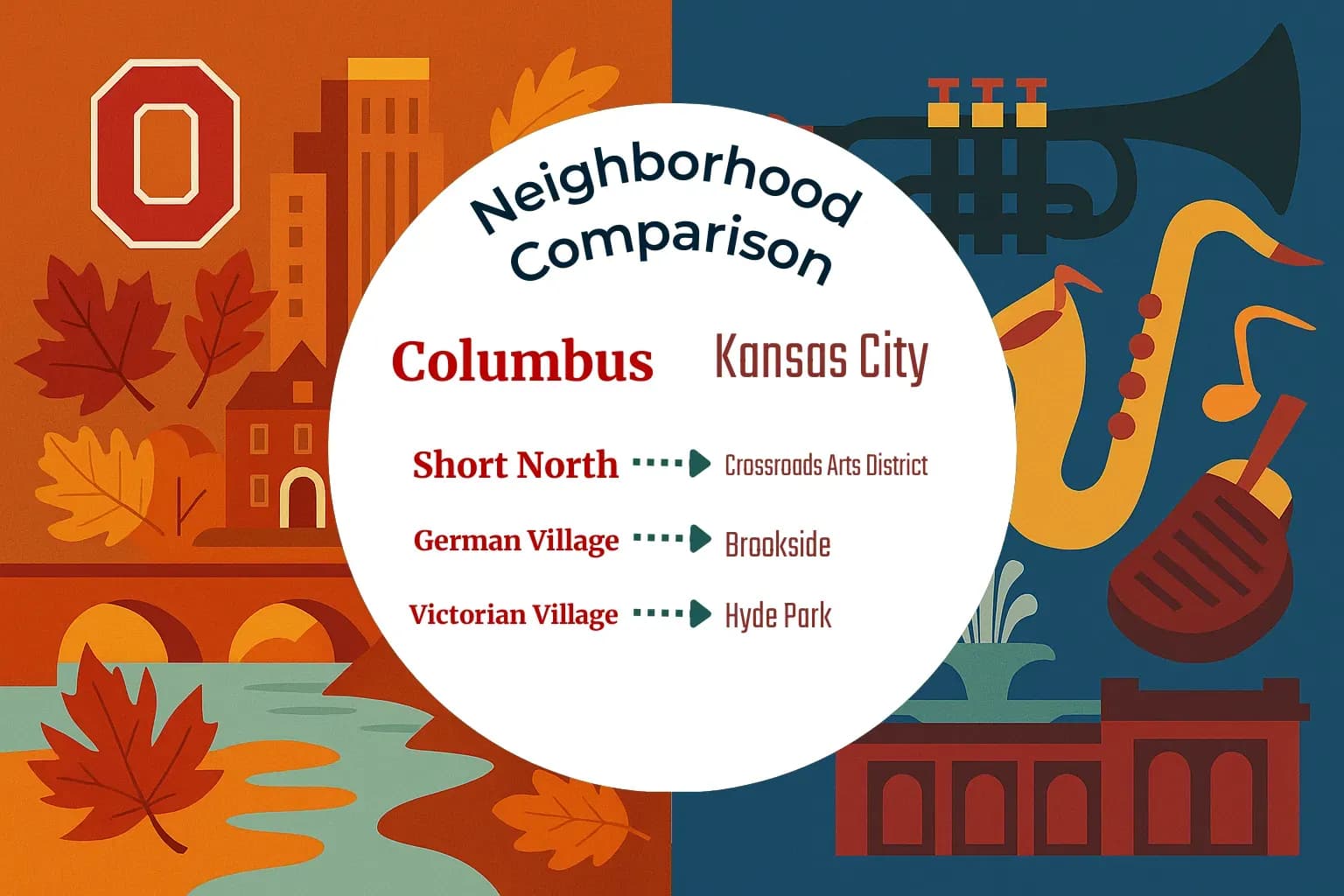 Columbus vs Kansas City Neighborhood Comparison