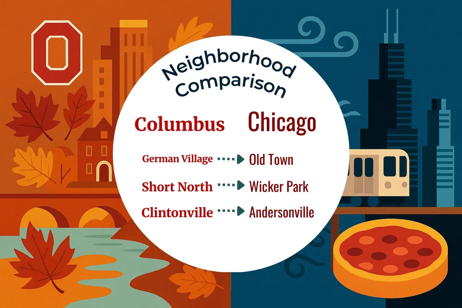 Columbus vs Chicago Neighborhood Comparison