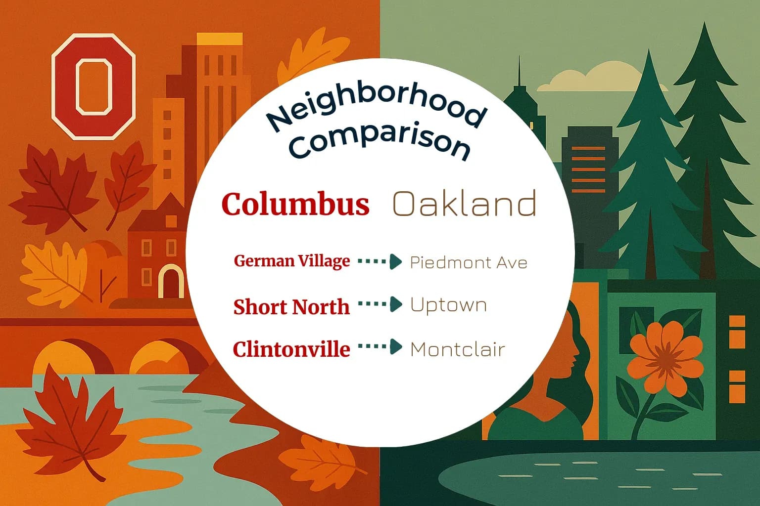 Columbus vs Oakland Neighborhood Comparison