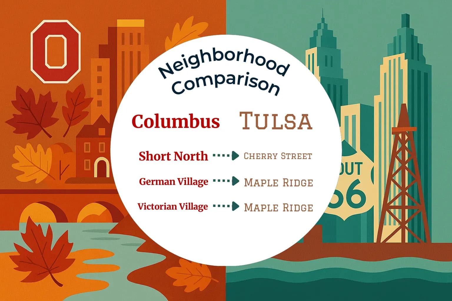 Columbus vs Tulsa Neighborhood Comparison