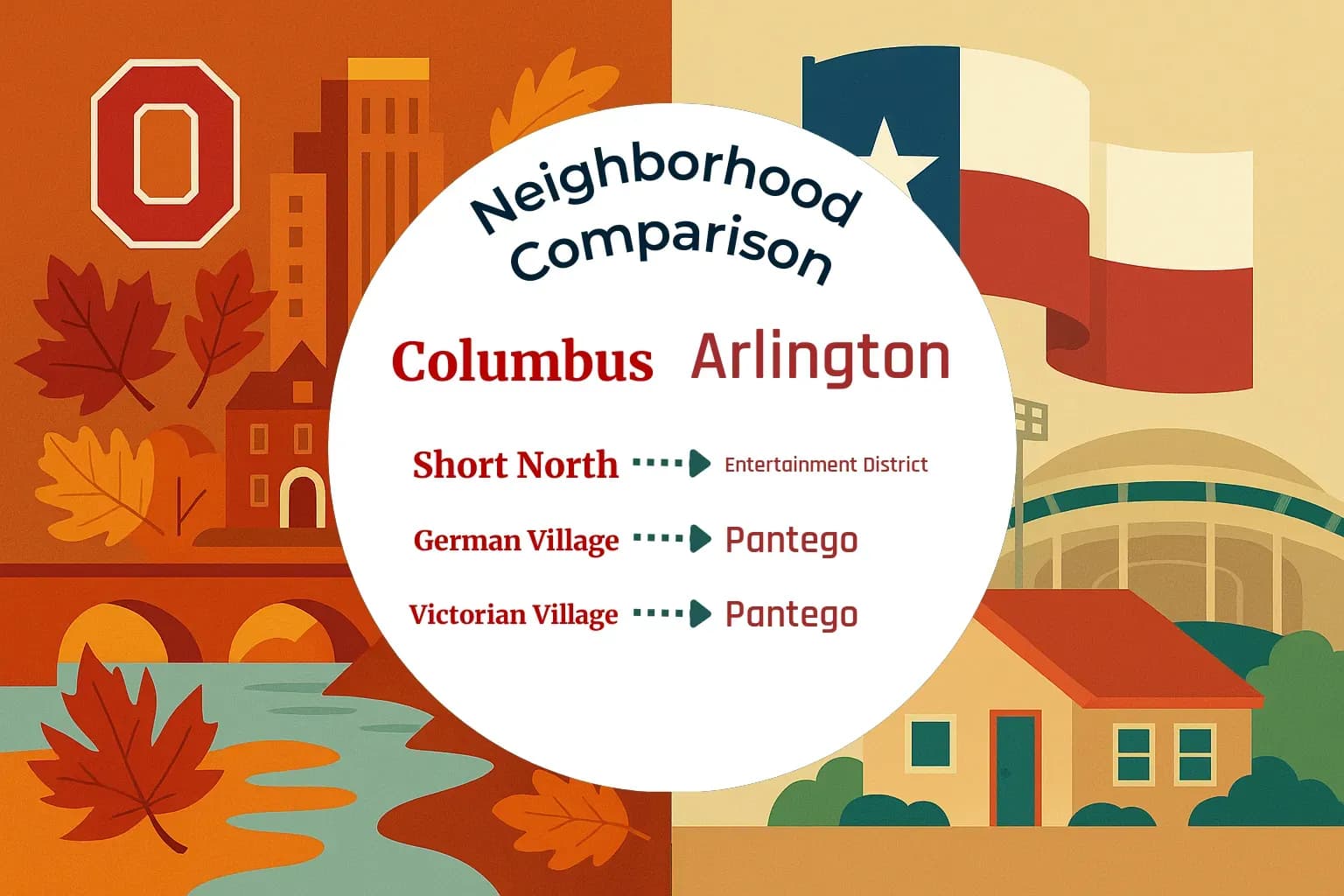 Columbus vs Arlington Neighborhood Comparison