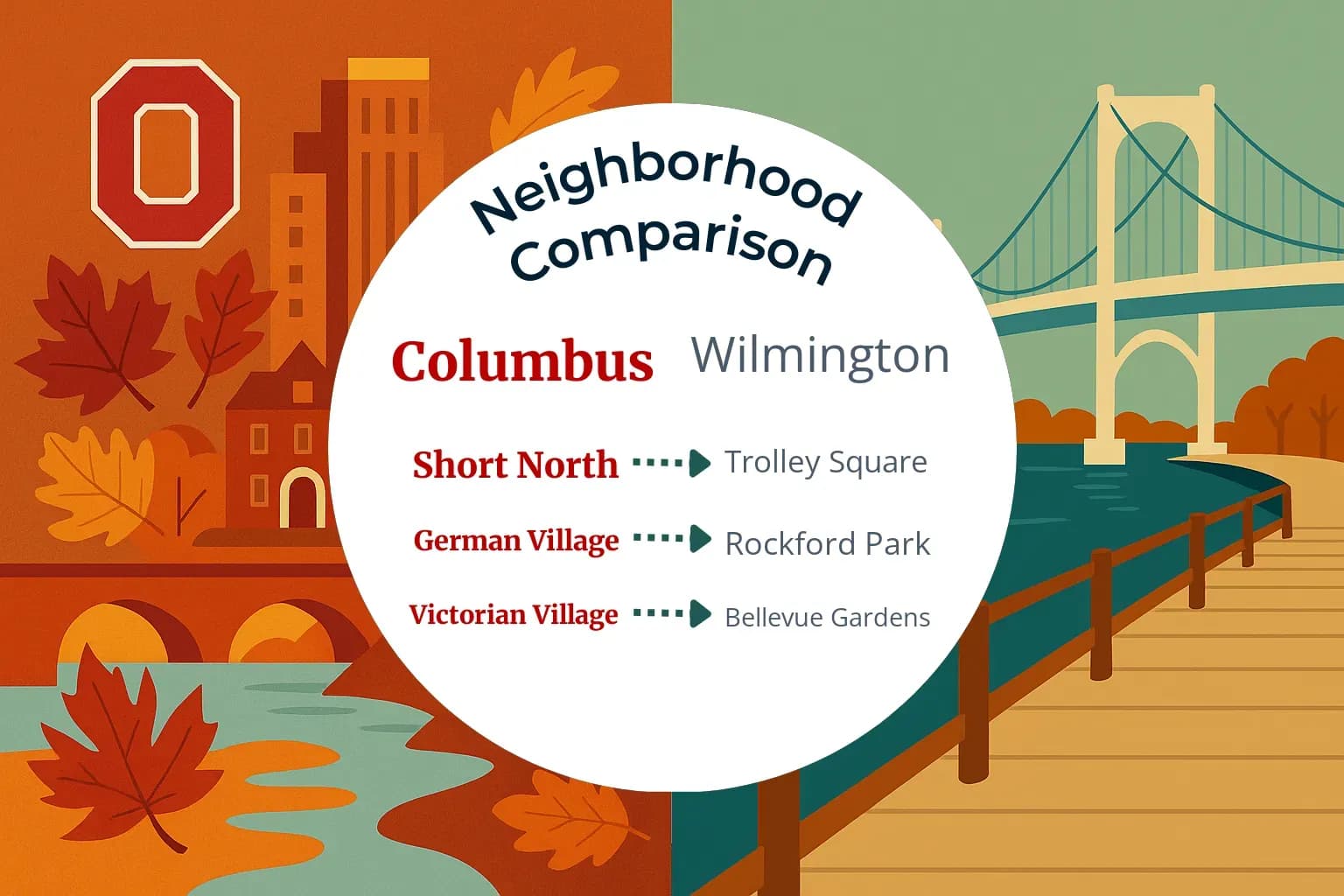 Columbus vs Wilmington Neighborhood Comparison