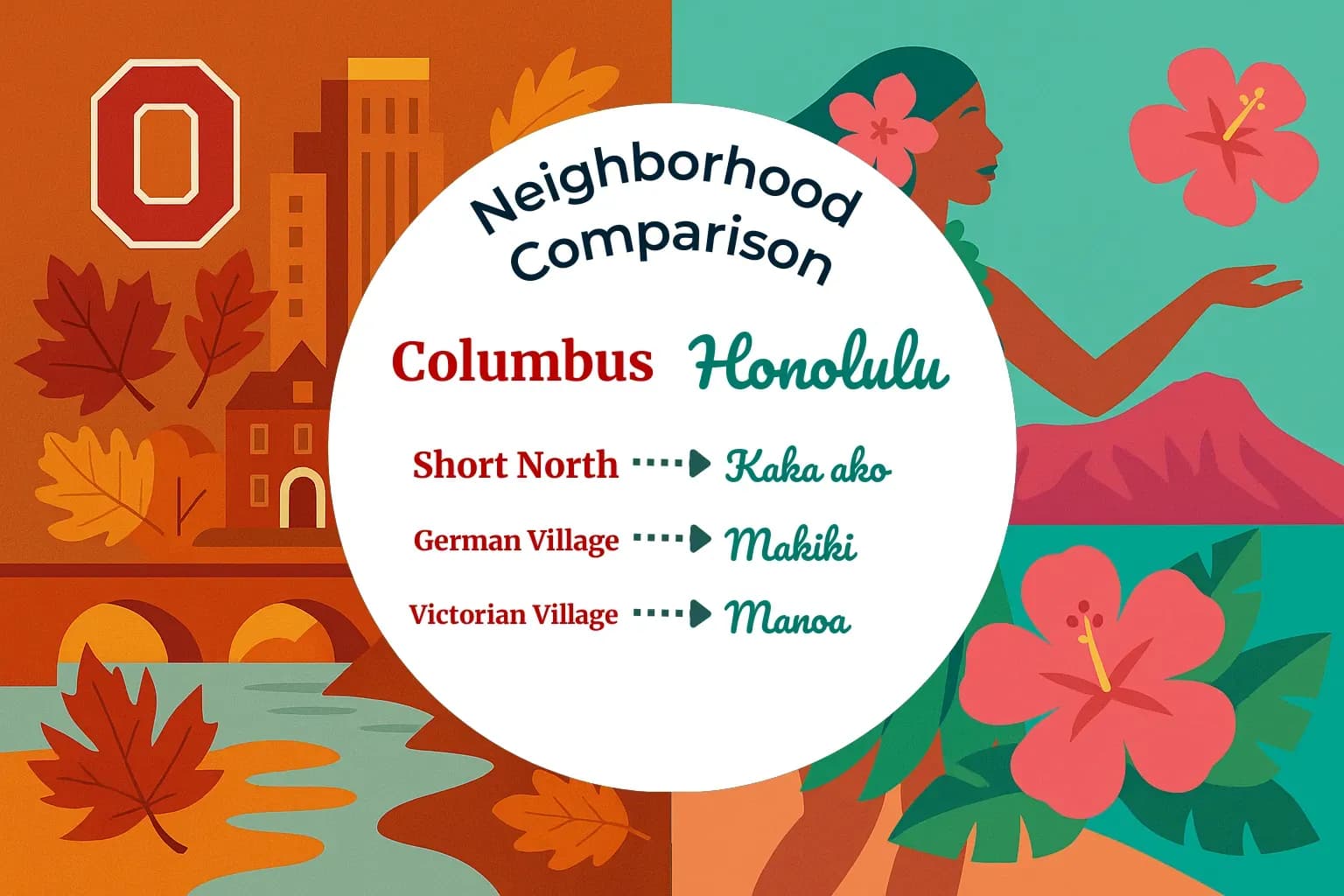 Columbus vs Honolulu Neighborhood Comparison